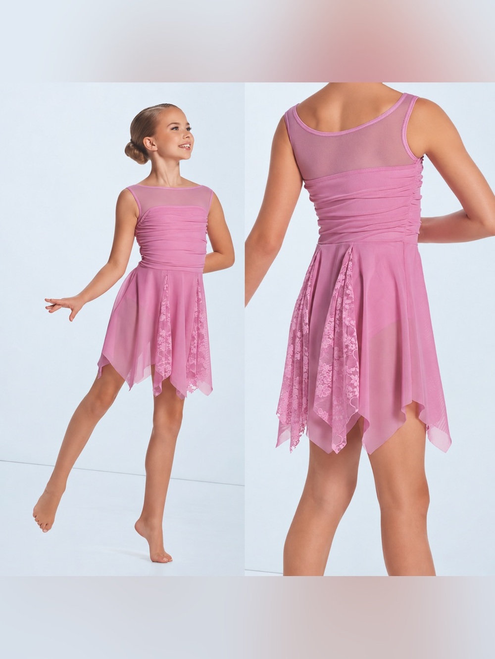 WEISSMAN Dance Costume lyrical pink Parting Ways
17331 XLC-Extra large child